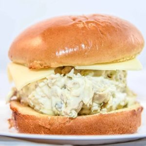 Chicken Salad Sandwich (with fruit)